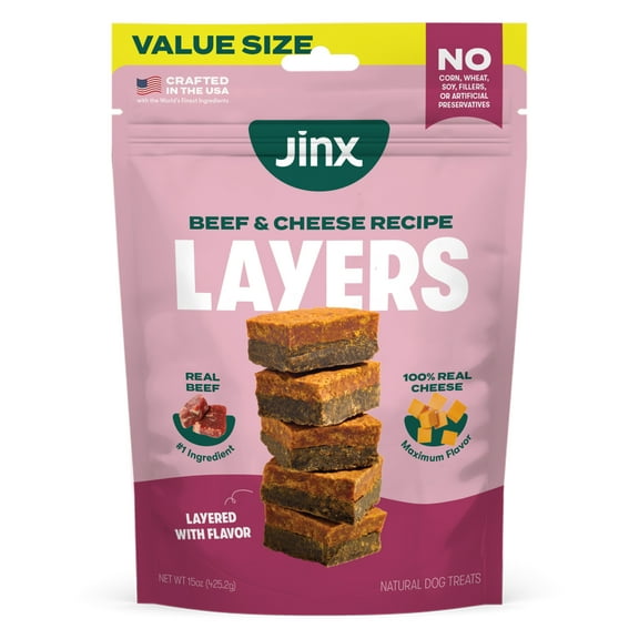 Jinx Beef & Cheese Layers,15oz. Bag