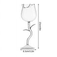 thumbnail image 4 of Wolfast Tasses en Verre en Forme de Canette Rose Rouge Coupe à Vin Verre de Luxe Haut de Gamme Tasse à Vin en Verre Grande Tasse Verre à Vin en Forme de Rose, 4 of 9