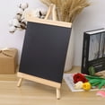 thumbnail image 2 of SHISUYAN 1pc Wooden Mini Message Board Chalkboard with Support for Bar Store Restaurant, 2 of 9