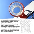 thumbnail image 4 of YAHHU Durable All‑Weather Anti‑Whip Basketball Net – Polyester, White, Fits Standard Indoor/Outdoor Rims, Lightweight & Portable, 4 of 7