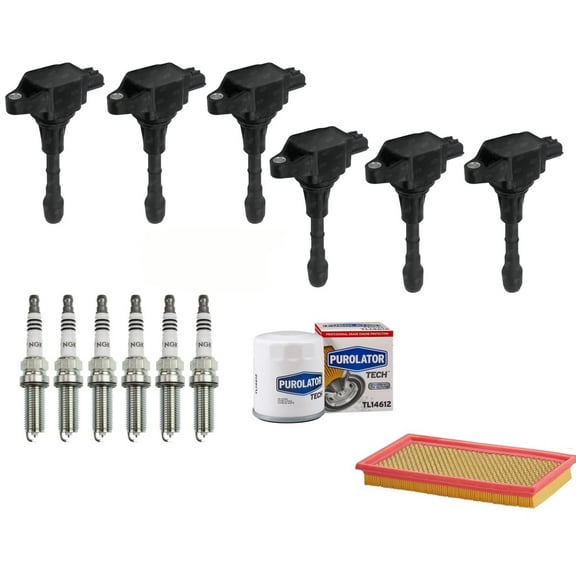 Ignition Coils & Iridium Spark Plugs Tune Up For 2007-2018 Nissan Altima 3.5L V6