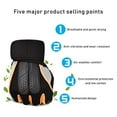 thumbnail image 3 of Workout Gloves Mens and Women Weight Lifting Gloves with Wrist Support for Gym Training, Full Palm Protection for Fitness, Weightlifting, Exercise, Hanging, Pull ups, 3 of 12