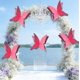 thumbnail image 5 of Decoración del hogar, decoración de habitaciones, decoración de paredes, mariposas, velos, flores, decoración de ventanas, flores, bodas, festivales, fiestas, decoración de patios al aire libre, arreg, 5 of 6