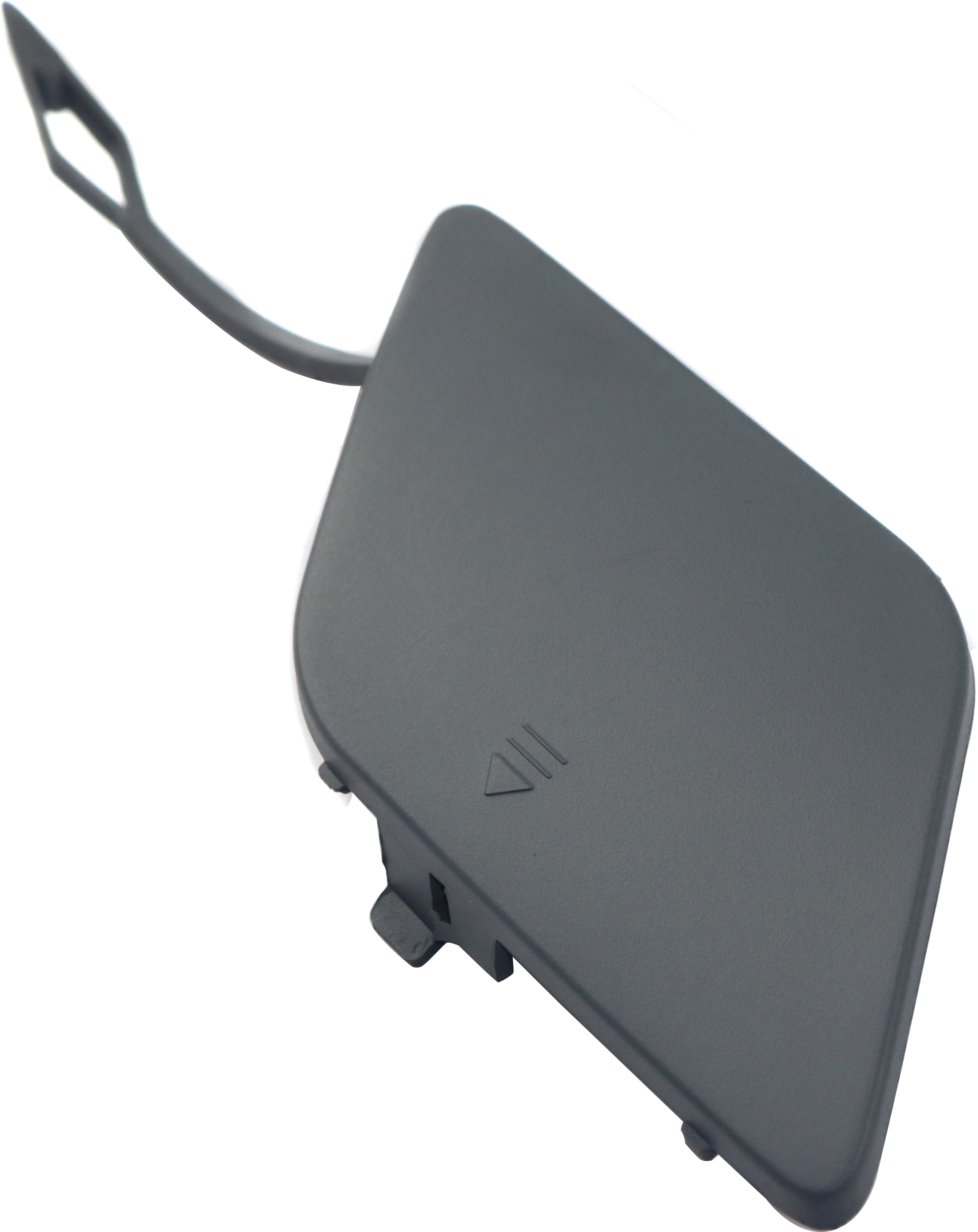 Tow Eye Cover Compatible with 2012 Mercedes Benz C300; 2012 Mercedes Benz C350 Passenger Side Primed