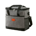 thumbnail image 2 of Large Capacity Insulated Lunch Bag, Thermal Food Storage Tote, Portable Cooler Box, Thick Oxford Cloth Waterproof Peva, for Work, Academy, and Outdoor Picnics, Gray, by FAJHHA, 2 of 8