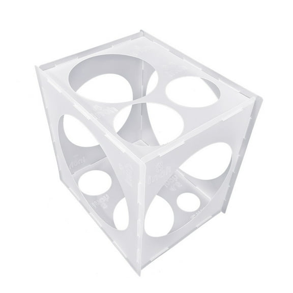 HEMLBOYW 11 Holes Balloon Sizer Box 2-10Inch e Balloon Measurement Tool for Balloon Arches Column Balloon Decorations Plastic