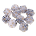 thumbnail image 3 of Dados Poliédricos D20 de 20 Caras de 2x10 Piezas para Juegos de de Dragones Y Mazmorras Zulema  Dados poliédricos, 3 of 8