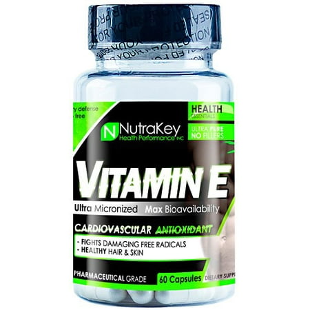 Nutrakey La vitamine E, 60 Ct