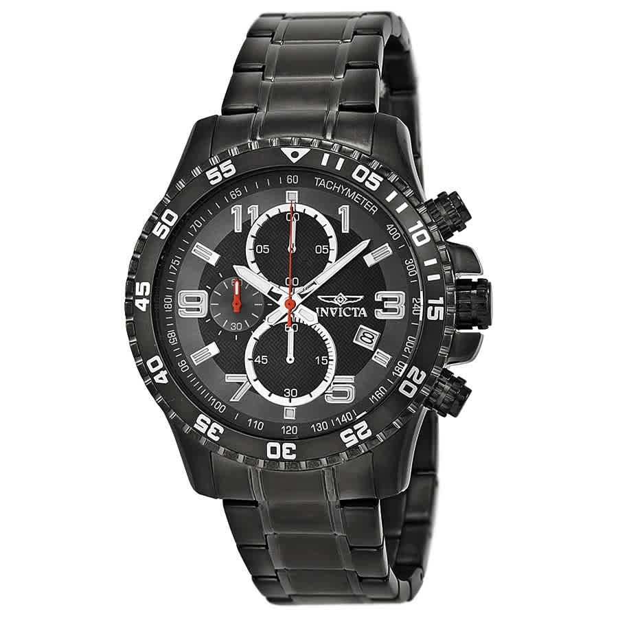 Invicta Specialty Chronograph Grey Dial Gunmetal Ion-plated Men's Watch 14879