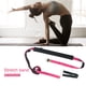 thumbnail image 5 of Bandas elásticas para ejercicio, cinturón de estiramiento de yoga portátil para gimnasio en casa (rosa negra), 5 of 6