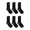 BLACK, variant on Champion Men’s Crew Socks 6 Pack – Half Terry Cushion, Moisture-Wicking, Arch Support, Stretch Comfort, Sizes 6–12.5