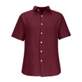 thumbnail image 3 of Button Down Shirts for Men Summer Casual Beach Vocation Shirts Plus Size Short Sleeve Shirts, 3 of 4
