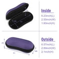 thumbnail image 7 of Fintie Sunglasses Case, Hard EVA Shell Shockproof Sport Glasses Case with Metal Carabiner Travel Zipper Eyeglasses Case, Voilet, 7 of 7