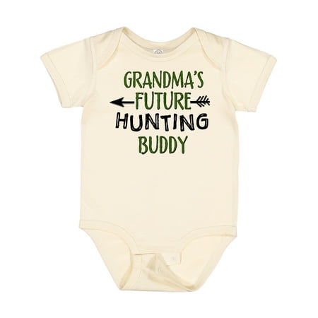 

Inktastic Grandmas Future Hunting Buddy Gift Baby Boy or Baby Girl Bodysuit