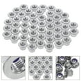 thumbnail image 2 of 50 Pcs Écrous de Verrouillage Hexagonaux en Acier Inoxydable avec Insert en Nylon, Conception Autobloquante, Outils de Fixation Sécurisés pour la Construction et l'Usage Industriel, 2 of 8