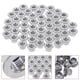 thumbnail image 2 of 50 tuercas de seguridad de brida hexagonal de acero inoxidable con inserto de nailon, diseño autoblocante, herramientas de fijación seguras para construcción y uso industrial, 2 of 7