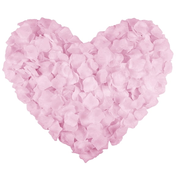 100PC Artificial Rose Petals Silk Petals Bright Silk Fabric Real Bridal Wedding Petals Home Decoration Artificial Silk, Rose Petals 100pcs