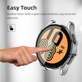 thumbnail image 6 of Elegant Choise Full Coverage Case with Tempered Glass Screen Protector for Samsung Galaxy Watch 4 40/44mm, 6 of 13