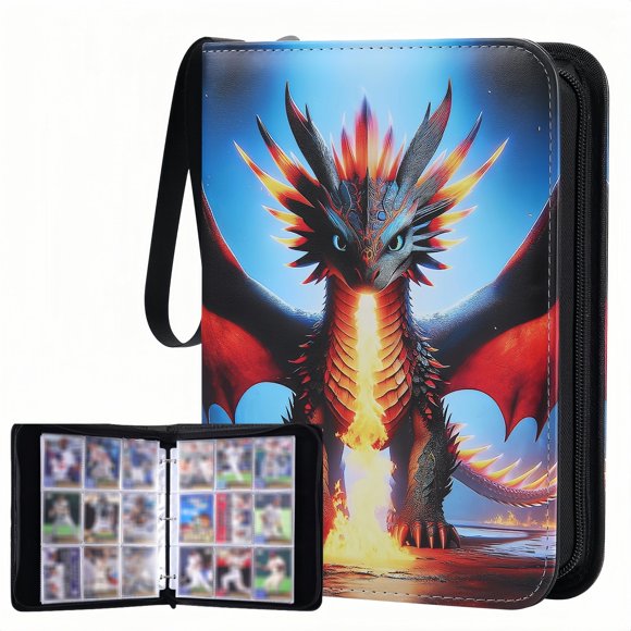 Álbum para cartas coleccionables GBMWYYDS de 900 bolsillos con cierre de cremallera