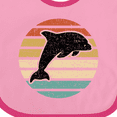 thumbnail image 4 of Inktastic Dolphin Cute Beach and Vacation Boys or Girls Baby Bib, 4 of 4