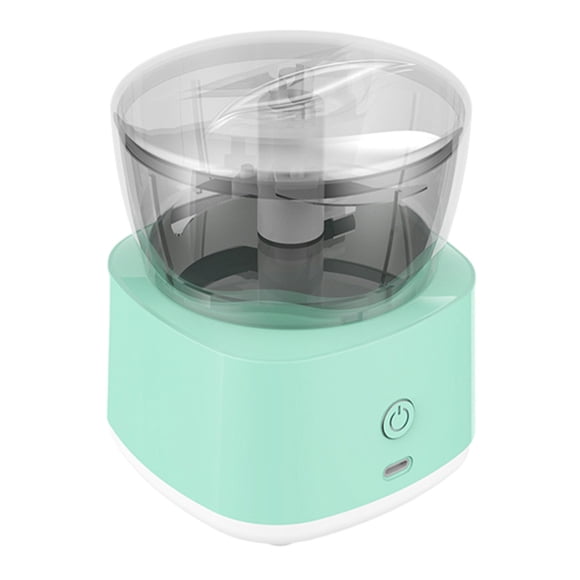 Yhmxh Triturador de alimentos, robot de cocina pequeño recargable, limpieza con un solo botón, triturador de ajo portátil de 300 ml, fácil de usar para comida de bebé, electrodomésticos de cocina