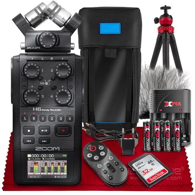 Zoom ZOOMZH6ABREMOTEKIT4343NFBA H6 6Input & 6Track Portable Handy