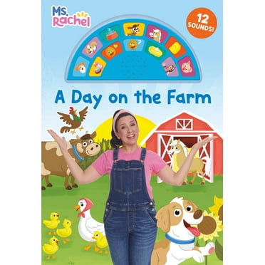 A Day on the Farm (Ms. Rachel): An Interactive Book with 12 Sounds! (Board Book)