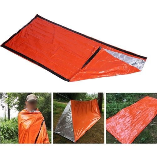 Reusable Emergency Sleeping Bag Thermal Waterproof Survival Camping Travel Bag