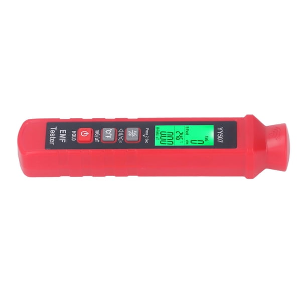 Medidor De Radiación Electromagnética, Detector De Radiación Multifuncional Portátil De Medición Precisa Con Retroiluminación Para Caza De Fantasmas