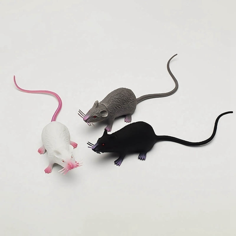 Plastic Rats Mouse Model Trick Toys Halloween Decor Tricks Pranks Props