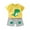 Green, variant on Toddler Baby Boy Clothes Boys Summer Outfits Short Sleeve Patchwork T-Shirt & Solid Shorts Set 12 Months-5T(Yellow,5-6 Years)