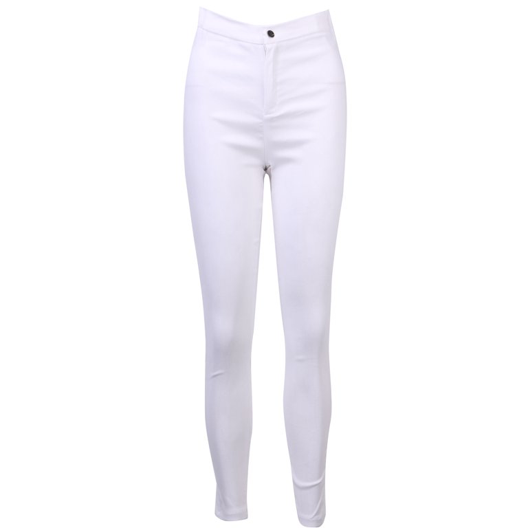 New Women High Waisted Skinny Jeans Pants Size 6 8 10 12 14 