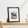 thumbnail image 6 of decorUhome 8x10 Walnut Picture Frame Set of 9, Display 5x7 Pictures with Mat or 8x10 without Mat, Photo Frames for Wall or Tabletop, 6 of 6