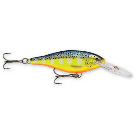 Shad Rap 07 Fishing lure, 2.75-Inch, Hot Steel, The world's best running hardbait, hand-tuned and tank-tested at the factory. By (Best Bait For Shad)