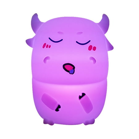 

Toyella Pat Light Sensor Silicone Night Light Baby Eye Protection Night Light F USB