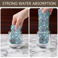 thumbnail image 6 of 6 Pcs Funny Kitchen Towels,Light Blue Christmas Snowman Pattern Microfiber Dish Towels,Kitchen Tea Towels,Kitchen Towel Set (18" X 26"), 6 of 7