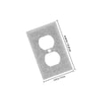 thumbnail image 2 of HAMPPLIES 1 Set Panel for Socket Silver Decorative Socket Panel for Homeowners, 2 of 6