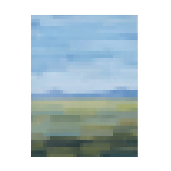 Trademark Fine Art Grace Popp Pixel Memory II Canvas Wall Art