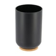 thumbnail image 5 of Bamboo-Based Black Padang Vanity Bathroom Tumbler Cup - Ideal as Toothbrush Holder - 10 fl oz Capacity, 5 of 8