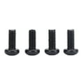 thumbnail image 2 of Rustproof Stainless Steel License Plate Screws, M5 0.8 Diameter, Black Oxidized Finish, Cross Shaped Screw , Fits for M3 with Metal Threaded Screw Retainer, Fits for MY with, 2 of 7