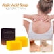 thumbnail image 2 of Jabón de cúrcuma con ácido kójico: limpiador, antiacné, calmante y espumoso. Cuidado natural de la piel. Paquete de regalo de 4 unidades., 2 of 4