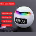 thumbnail image 2 of NARABB Haut-Parleur Bluetooth Sans Fil Caisson de Basses Coloré avec Affichage LED Radio FM Réveil Bluetooth Hi-Fi Carte Lecture de Musique MP3, 2 of 3