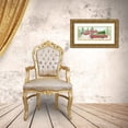 thumbnail image 3 of Reed, Tara 24x12 Gold Ornate Wood Framed with Double Matting Museum Art Print Titled - Sleigh Bells Ring-Tree Day, 3 of 4