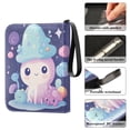 thumbnail image 4 of Game Card Storage Bag Collectible Trading Card Albums The 4-Pocket Card Binder With 50-Page Sleeve Can Hold 400 Game Cards Cartoon Beautiful Jellyfish, 4 of 6