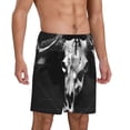 thumbnail image 5 of KLL White Black Sheep skull for Men's 1-Pack Shorts,Sleep Pajama Shorts for Men Soft Pj Shorts Men's Pajama Bottoms Sleepwear -3X-Large, 5 of 7