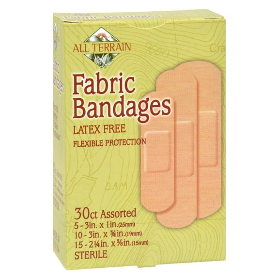 All Terrain Fabric Bandages Assorted 30 Pc (Pack Of 6)