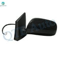 thumbnail image 2 of Pair of 2 Left Chrome/Flat-Right Side Chrome/Convex+Warning Power Heated Foldaway W/Cover View Mirror Black Smooth 5H5P For 2009-2013 Toyota Corolla, 2 of 8