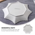 thumbnail image 2 of 1Pc Dessert Dish Modern Design Ceramic Pasta Storage Dish Container (White), 2 of 8