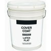 Valspar Cover Coat Flat White House Paint 5 gal