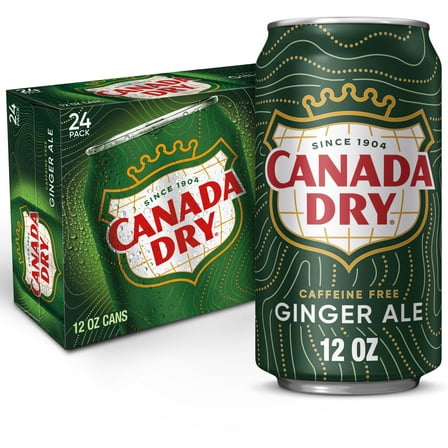 Canada Dry Ginger Ale, 12 fl oz, 24 pack